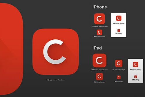 500x335 App Icon Template