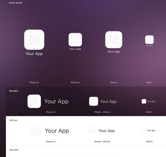 Best Ios App Icon Templates To Create Your Own App Icon 582x549 Best Ios App Icon Templates To Create Your Own App Icon