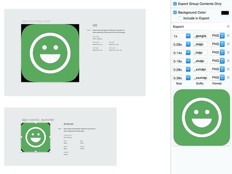 Smart Icon Export For And Android App Icon Design Template App 800x600 Smart Icon Export For And Android App Icon Design Template App