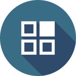 256x256 Grid, Select, Selection, App, Application, Menu, Interface Icon