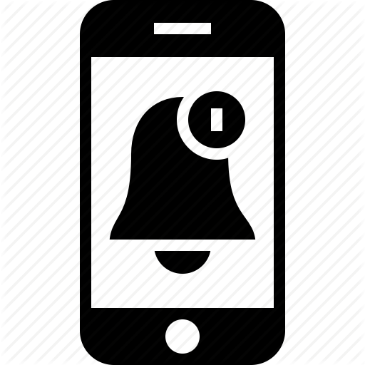 512x512 App, Mobile, New, Notification, One, Smartphone Icon