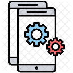256x256 App Settings Icon Of Colored Outline Style