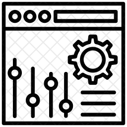 256x256 App Settings Icon Of Line Style