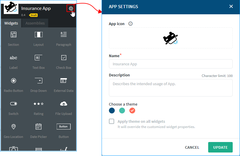 822x535 Editing App Settings