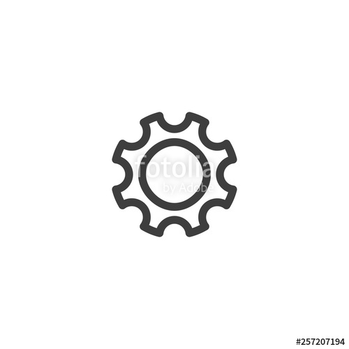 500x500 Gear Icon App Settings Sign Stock Image And Royalty Free Vector