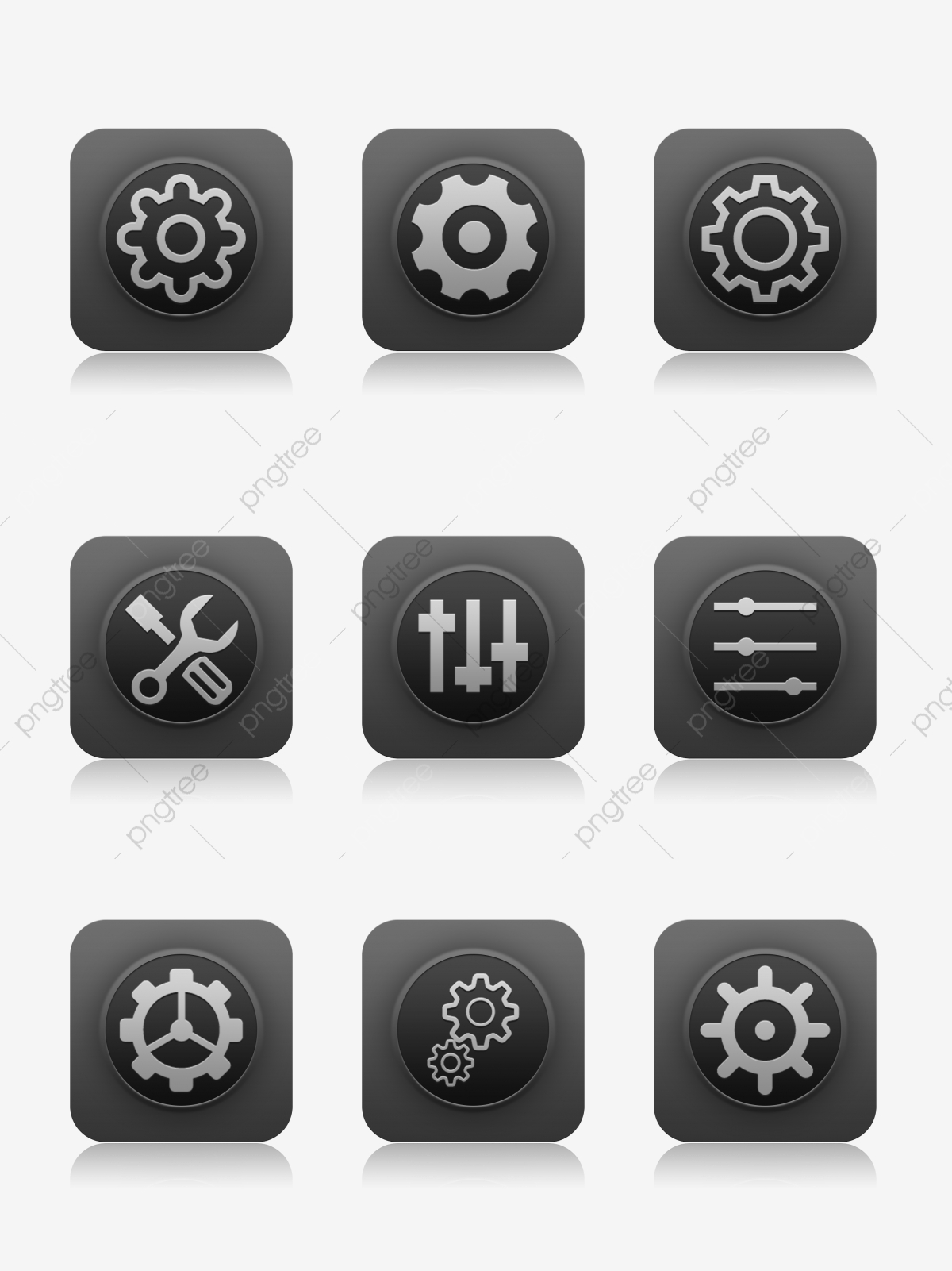 1200x1601 Nine Mobile Phone Settings App Ui Icons, Ui Icon, Settings Icon