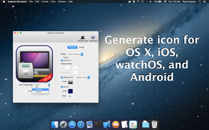 726x454 Appicon Generator Easily Create Icon For Os X, Ios, And Android