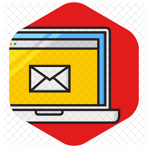 512x512 Envelope Icon Of Colored Outline Style