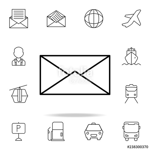 500x500 The Envelope Icon Element Of Simple Icon For Websites, Web Design