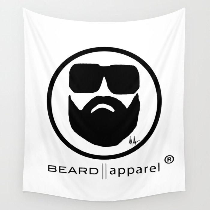 700x700 Beard Apparel Icon Wall Tapestry