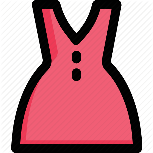 512x512 Clothes, Dress, Frock, Strap Dress, Women's Apparel Icon