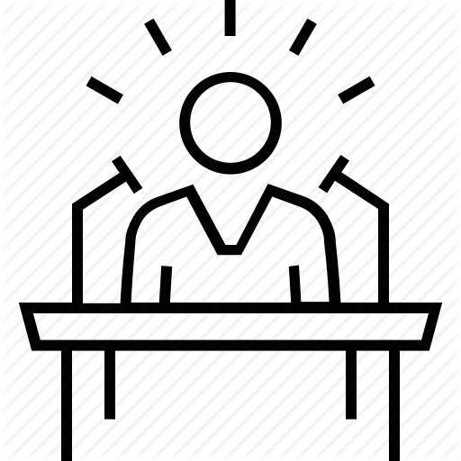 512x512 Inspirational Appeal, Lecture, Public Speaker, Speaker, Speech Icon