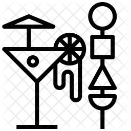 256x256 Appetizer Icon Of Line Style