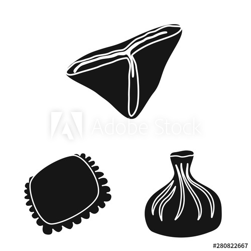 500x500 Vector Design Of Cuisine And Appetizer Icon Collection Of Cuisine
