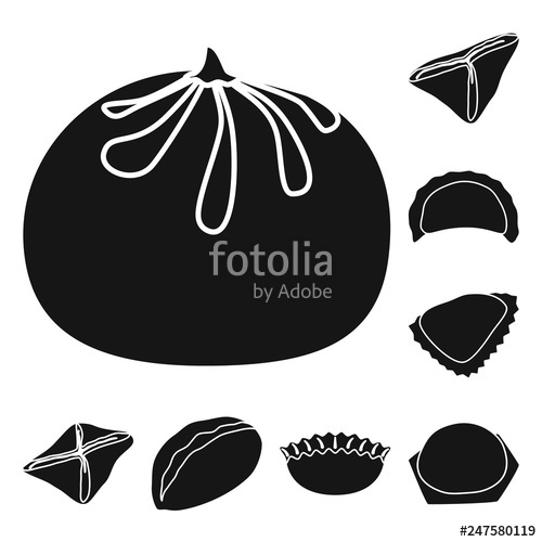 500x500 Vector Design Of Cuisine And Appetizer Sign Collection Of Cuisine