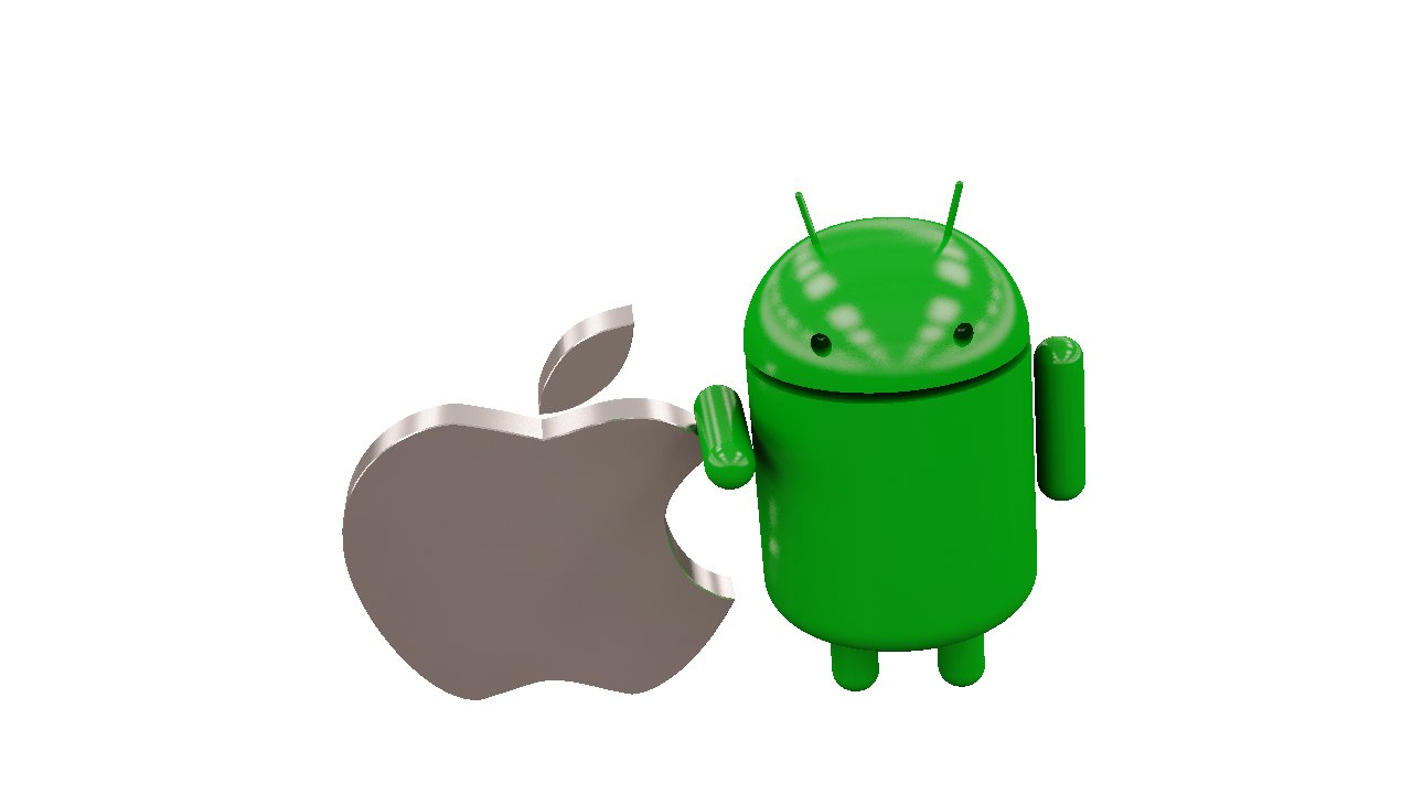 1280x720 Android And Apple Icons Free Model In Toys