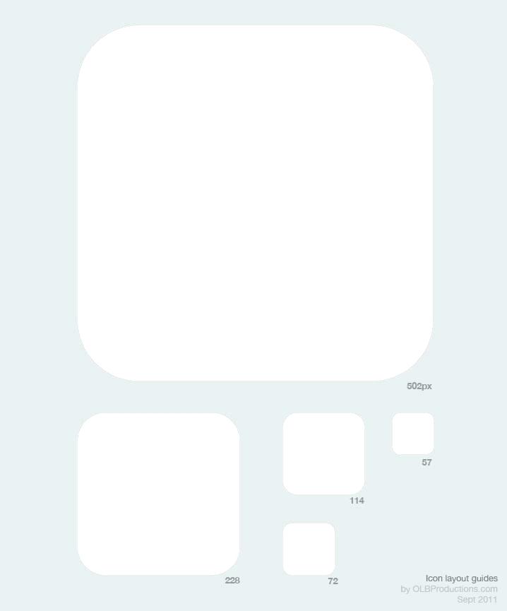 718x865 Apple Icon Template