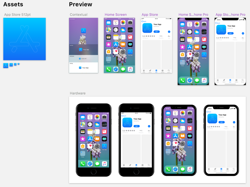 800x600 Ios App Icon Template