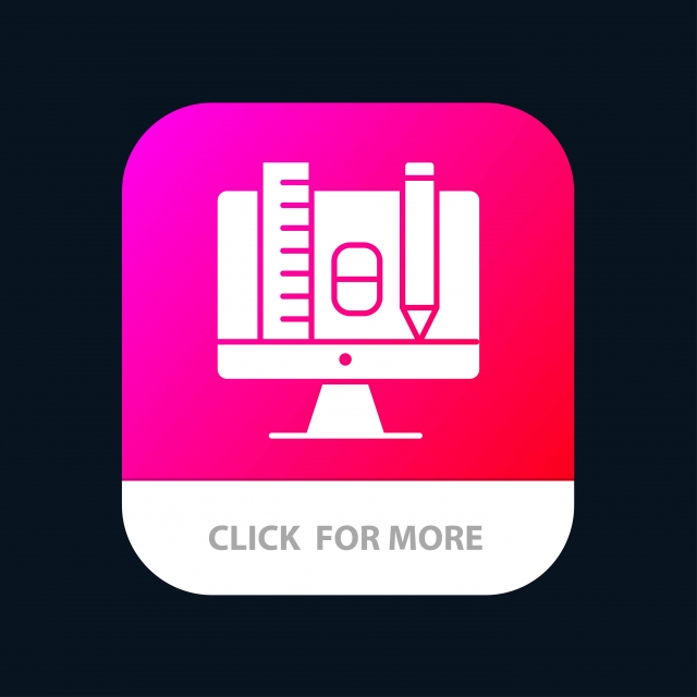 640x640 Computer Education Scale Pencil Mobile App Icon Design, App, Apple