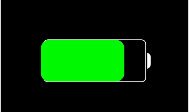 battery indicator iphone 5