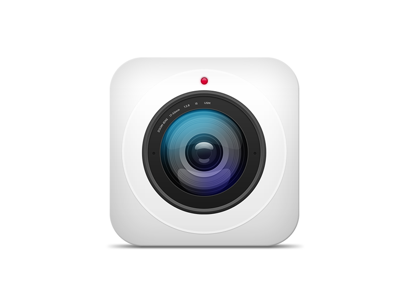 800x600 Skeuomorphic Camera Icon
