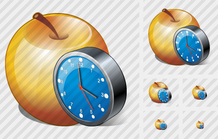 432x276 Apple Clock Icon Vista Artistic Professional Stock Icon And Free