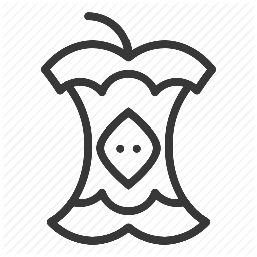 512x512 Apple, Apple Core, Food, Fruit, Healthty, Vitamn