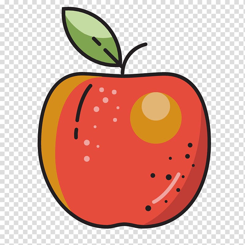 800x800 Apple Fruit Icon, Cartoon Apple Transparent Background Png Clipart