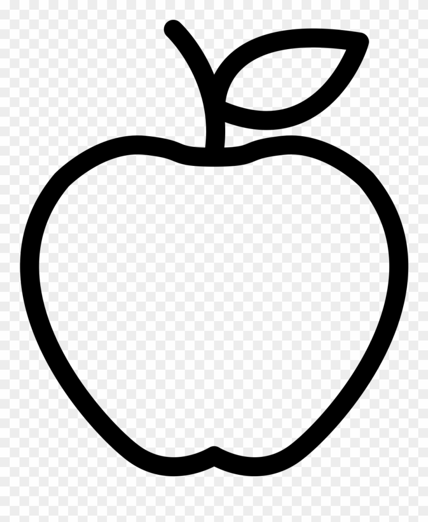 880x1073 Apple Fruit Icon Png White Clipart