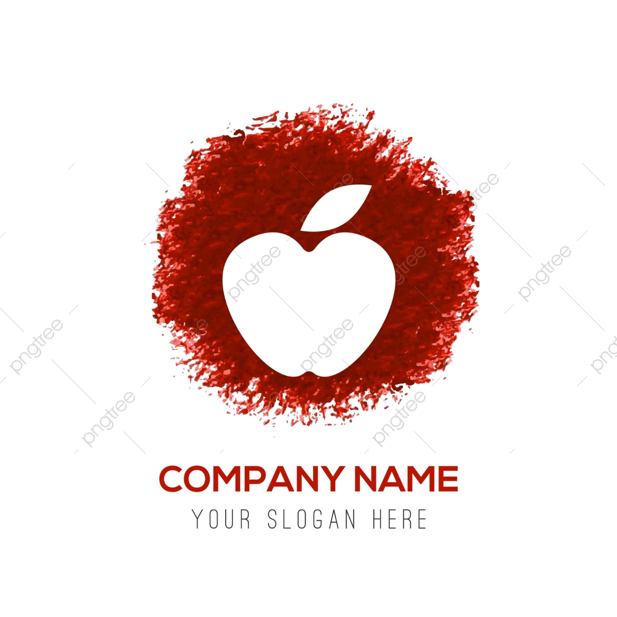 1200x1200 Apple Fruit Icon Red Watercolor Circle Splash, Apple, Background