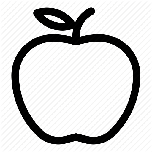 512x512 Apple, Fruit, Fruits Icon
