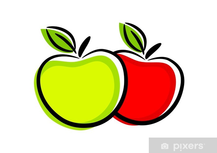 700x495 Apple Icon Wall Mural We Live To Change