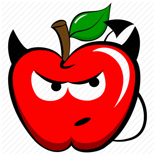 512x512 Angry, Apple, Bad, Devil, Emoji, Emoticon, Furious Icon
