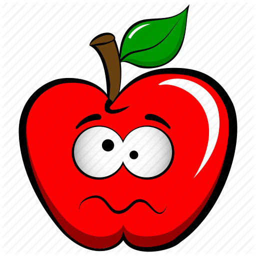 512x512 Apple, Confused, Dumb, Emoji, Emoticon, Ill, Sick Icon