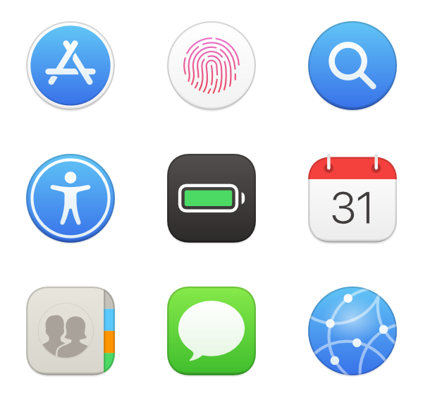 600x564 Apple Icons