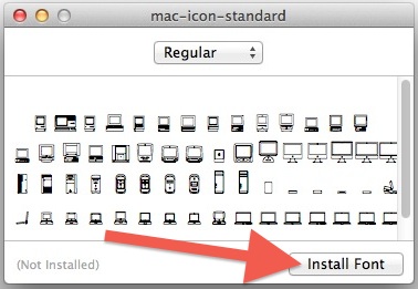 378x261 How To Get Apple's Hidden Anniversary Macintosh Icon Font