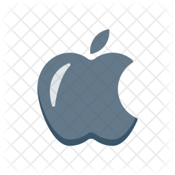 256x256 Apple Icon Of Flat Style