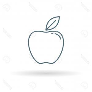 300x300 Apple Logo Template Vector Icon Apple Logo Template Vector Icon