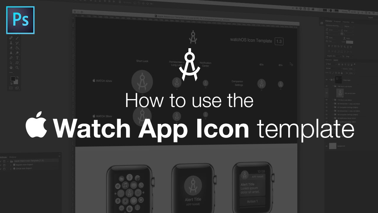 1280x720 How To Use The Apple Watch App Icon Template