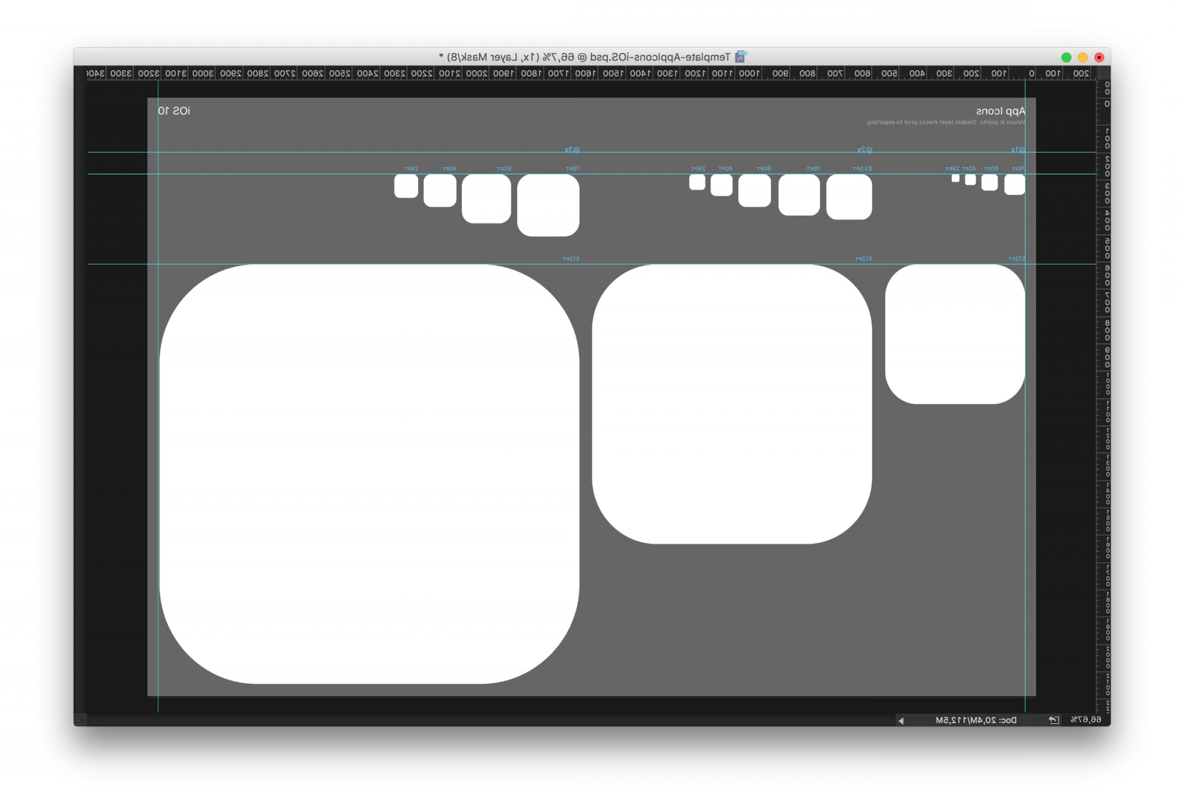 2400x1605 Thoughts On The New Official Apple App Icon Template Cc Geekchicpro