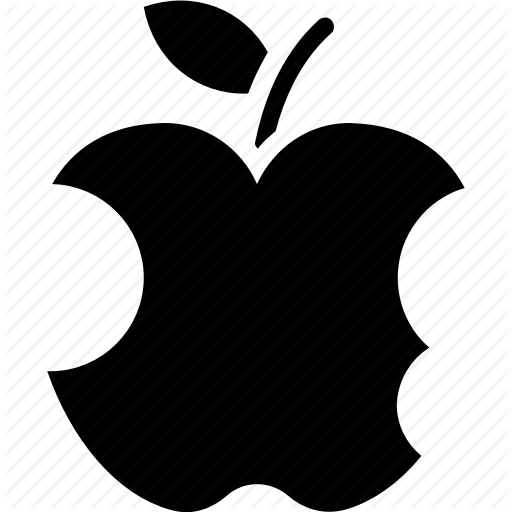 512x512 Apple Bite, Bitten Apple, Eaten Apple, Fruit, Half Eaten Apple Icon