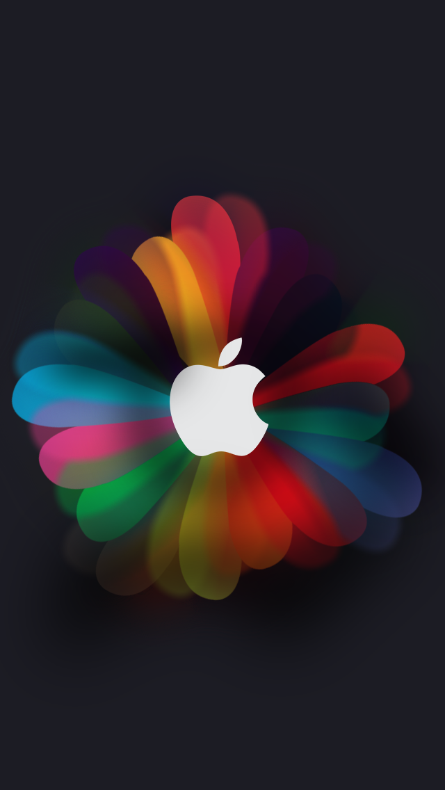 640x1136 Idc Apple Flowers Tap To See Collection Of Apple Logo Iphone