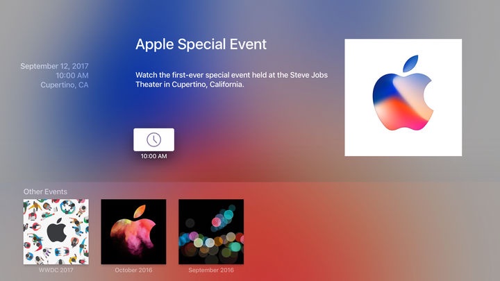 Apple Updates Apple Tv Events App Ahead Of Next Week's Keynote 720x405 Apple Updates Apple Tv Events App Ahead Of Next Week's Keynote