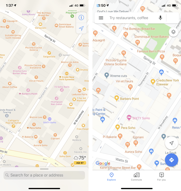 596x631 Apple Maps Is Catching Up To Google Maps