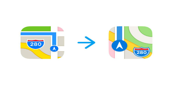 Apple Changes Maps Icon To Show New Spaceship Campus 600x300 Apple Changes Maps Icon To Show New Spaceship Campus