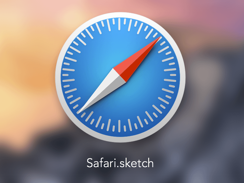 800x600 Apple Safari Browser Icon Sketch Freebie