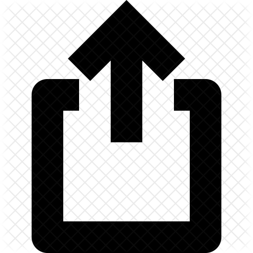 512x512 Share Icon Of Glyph Style