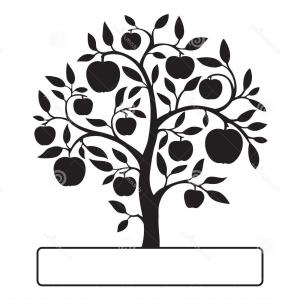 300x300 Apple Tree Icon Simple Black Style Vector Catchsplace