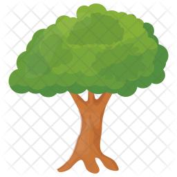 256x256 Apple Tree Icon Of Flat Style