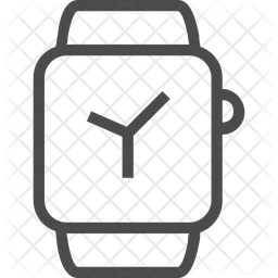 256x256 Apple Watch Icon Of Line Style